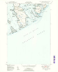 GREAT WASS ISLAND, ME HISTORICAL MAP GEO