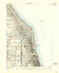 EVANSTON, IL HISTORICAL MAP GEOPDF 7.5X7