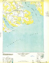 WADE POINT, NC HISTORICAL MAP GEOPDF 15X