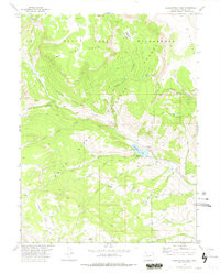 SWEETWATER LAKE, CO HISTORICAL MAP GEOPD