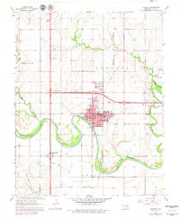 TONKAWA, OK HISTORICAL MAP GEOPDF 7.5X7.