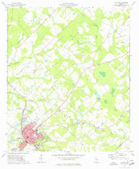 COCHRAN, GA HISTORICAL MAP GEOPDF 7.5X7.