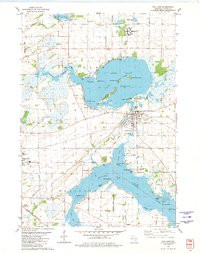 FOX LAKE, WI HISTORICAL MAP GEOPDF 7.5X7
