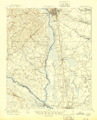ORANGEBURG, SC HISTORICAL MAP GEOPDF 15X