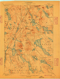 ORLAND, ME HISTORICAL MAP GEOPDF 15X15 G