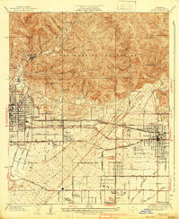 AZUSA, CA HISTORICAL MAP GEOPDF 7.5X7.5