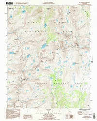 MOUNT BREWER, CA HISTORICAL MAP GEOPDF 7