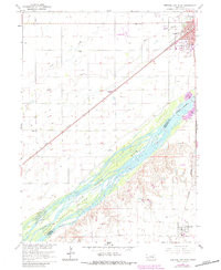 CENTRAL CITY WEST, NE HISTORICAL MAP GEO