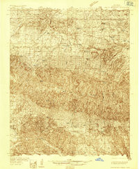 CAPITAN MOUNTAINS, NM HISTORICAL MAP GEO