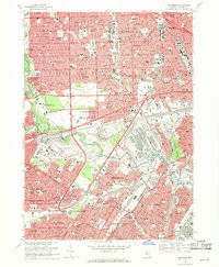 DEARBORN, MI HISTORICAL MAP GEOPDF 7.5X7