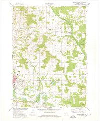 REEDSBURG EAST, WI HISTORICAL MAP GEOPDF