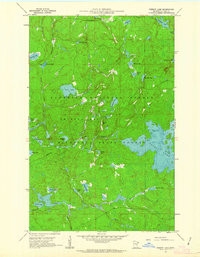 PERENT LAKE, MN HISTORICAL MAP GEOPDF 7.