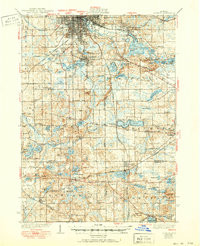JACKSON, MI HISTORICAL MAP GEOPDF 15X15