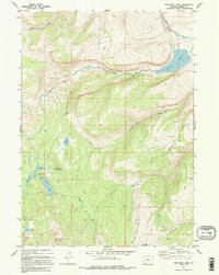 MOCCASIN LAKE, WY HISTORICAL MAP GEOPDF