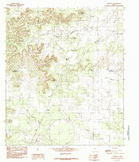 TENNYSON, TX HISTORICAL MAP GEOPDF 7.5X7