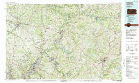 INDIANA, PA HISTORICAL MAP GEOPDF 30X60