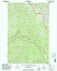 SHERLOCK PEAK, ID-MT HISTORICAL MAP GEOP