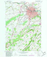 WATERTOWN, NY HISTORICAL MAP GEOPDF 7.5X