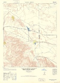 BORREGO MOUNTAIN, CA HISTORICAL MAP GEOP