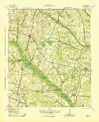 OLAR, SC HISTORICAL MAP GEOPDF 15X15 GRI