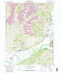 CONESVILLE, OH HISTORICAL MAP GEOPDF 7.5