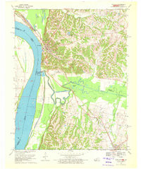 WICKLIFFE, KY-MO HISTORICAL MAP GEOPDF 7