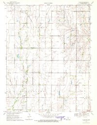 LYONS NW, KS HISTORICAL MAP GEOPDF 7.5X7