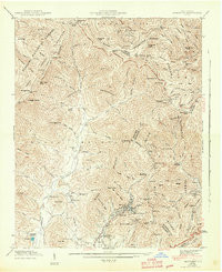 MONTREAT, NC HISTORICAL MAP GEOPDF 7.5X7