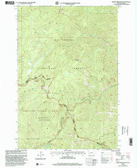 HORSE CREEK PASS, MT-ID HISTORICAL MAP G