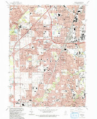 HARVEY, IL HISTORICAL MAP GEOPDF 7.5X7.5