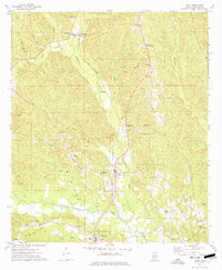 TOXEY, AL HISTORICAL MAP GEOPDF 7.5X7.5