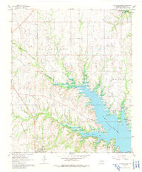 KINGSTON NORTH, OK HISTORICAL MAP GEOPDF