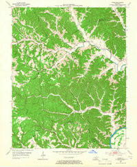 DUBRE, KY HISTORICAL MAP GEOPDF 7.5X7.5
