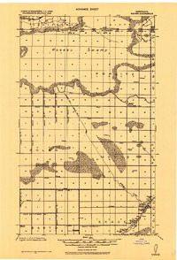 BADGER, MN HISTORICAL MAP GEOPDF 15X15 G