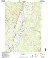 LYME, NH-VT HISTORICAL MAP GEOPDF 7.5X7.