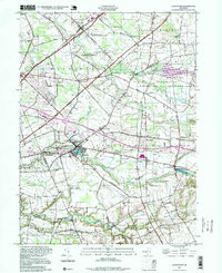 ALLENTOWN, NJ HISTORICAL MAP GEOPDF 7.5X