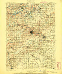 ANN ARBOR, MI HISTORICAL MAP GEOPDF 30X3