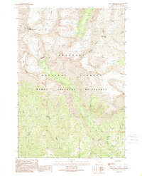 DEAD INDIAN PEAK, WY HISTORICAL MAP GEOP