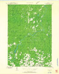 INGRAM, WI HISTORICAL MAP GEOPDF 15X15 G