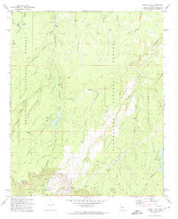 KNOLL LAKE, AZ HISTORICAL MAP GEOPDF 7.5