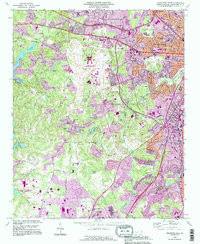 CHARLOTTE WEST, NC HISTORICAL MAP GEOPDF