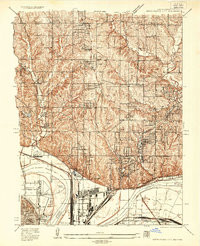 NORTH KANSAS CITY, MO-KS HISTORICAL MAP