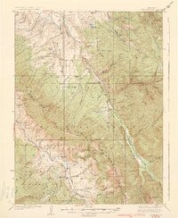 UTE PEAK, CO HISTORICAL MAP GEOPDF 15X15