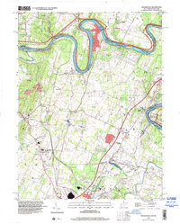 HEDGESVILLE, WV-MD HISTORICAL MAP GEOPDF