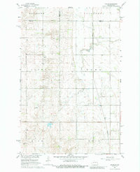 AYR NW, ND HISTORICAL MAP GEOPDF 7.5X7.5