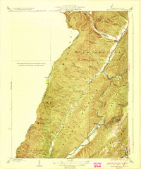 MOUNTAIN GROVE, VA-WV HISTORICAL MAP GEO