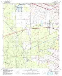 LOBDELL, LA HISTORICAL MAP GEOPDF 7.5X7.