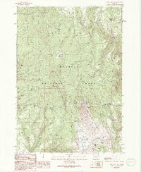 KNOX MOUNTAIN, OR HISTORICAL MAP GEOPDF
