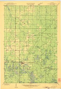 IRON LAKE, WI HISTORICAL MAP GEOPDF 15X1