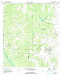 PLAINS, GA HISTORICAL MAP GEOPDF 7.5X7.5